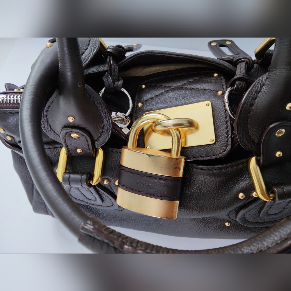 Chloe Paddington 02-05-53 Italian Made Shoulder Vintage Bag. Pre-owned. - Picture 7 of 10